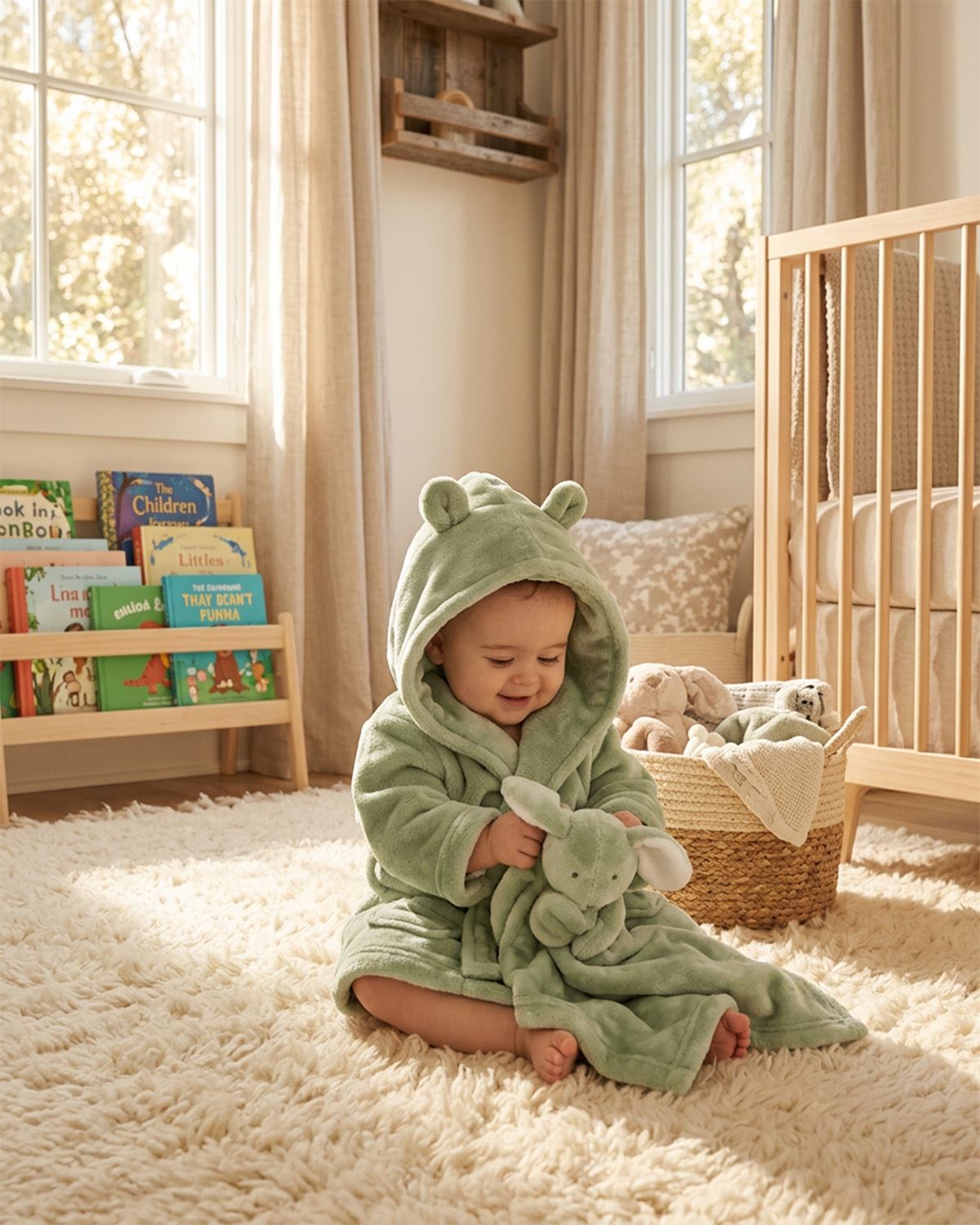 Babytown Elephant Fleece Dressing Gown