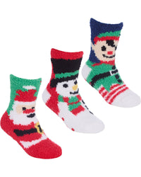 Family Christmas Fleece Cosy Socks