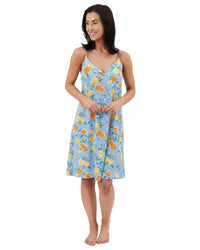 Indigo Sky Womens Lemon Fruit 36" Chemise