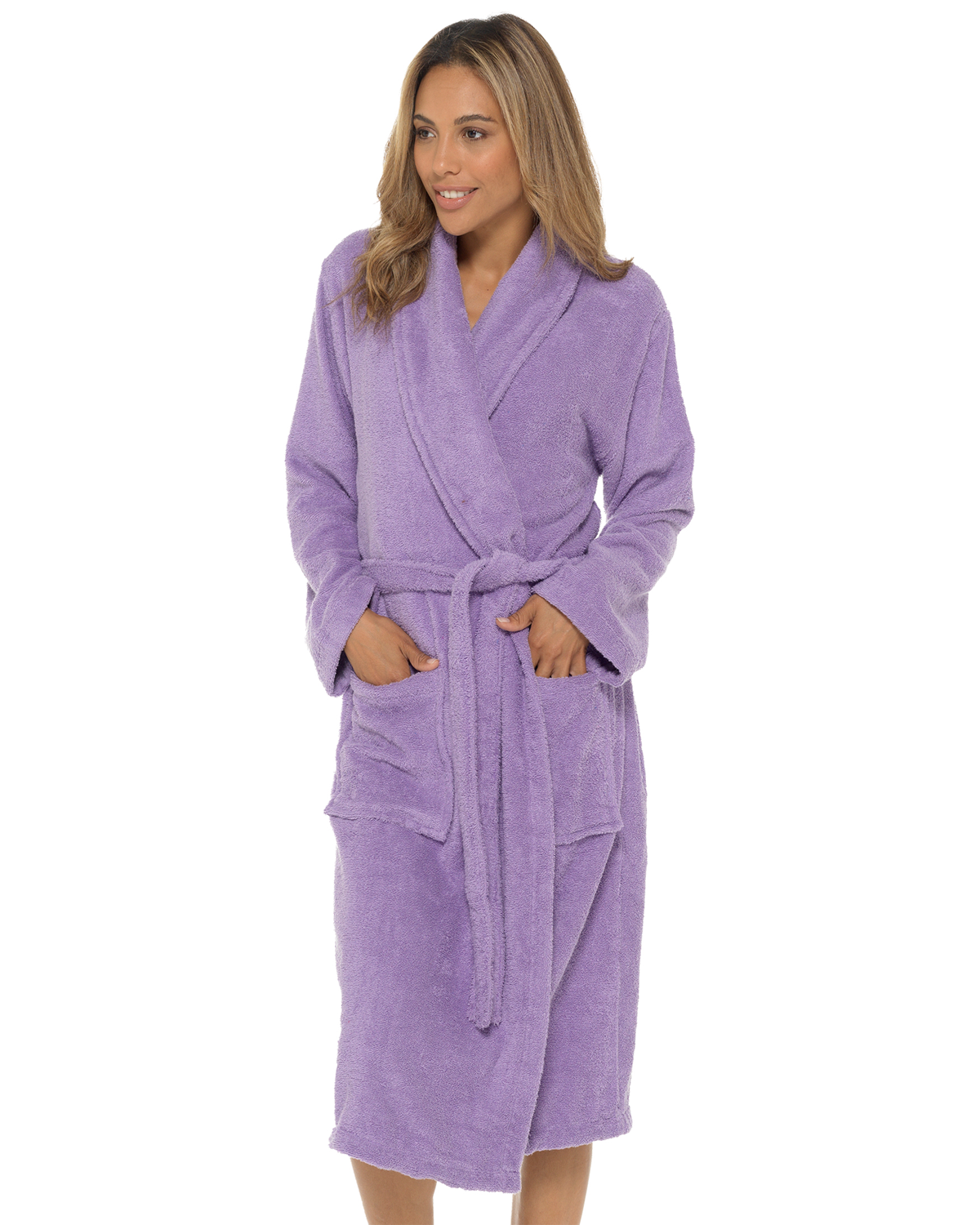 Slumber Hut Womens Wrap Towelling Dressing Gown