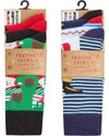 6 Pack Family Christmas Socks