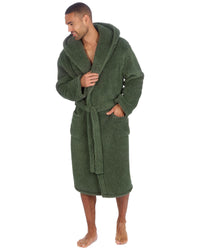 Cargo Bay Mens Borg Fleece Dressing Gown