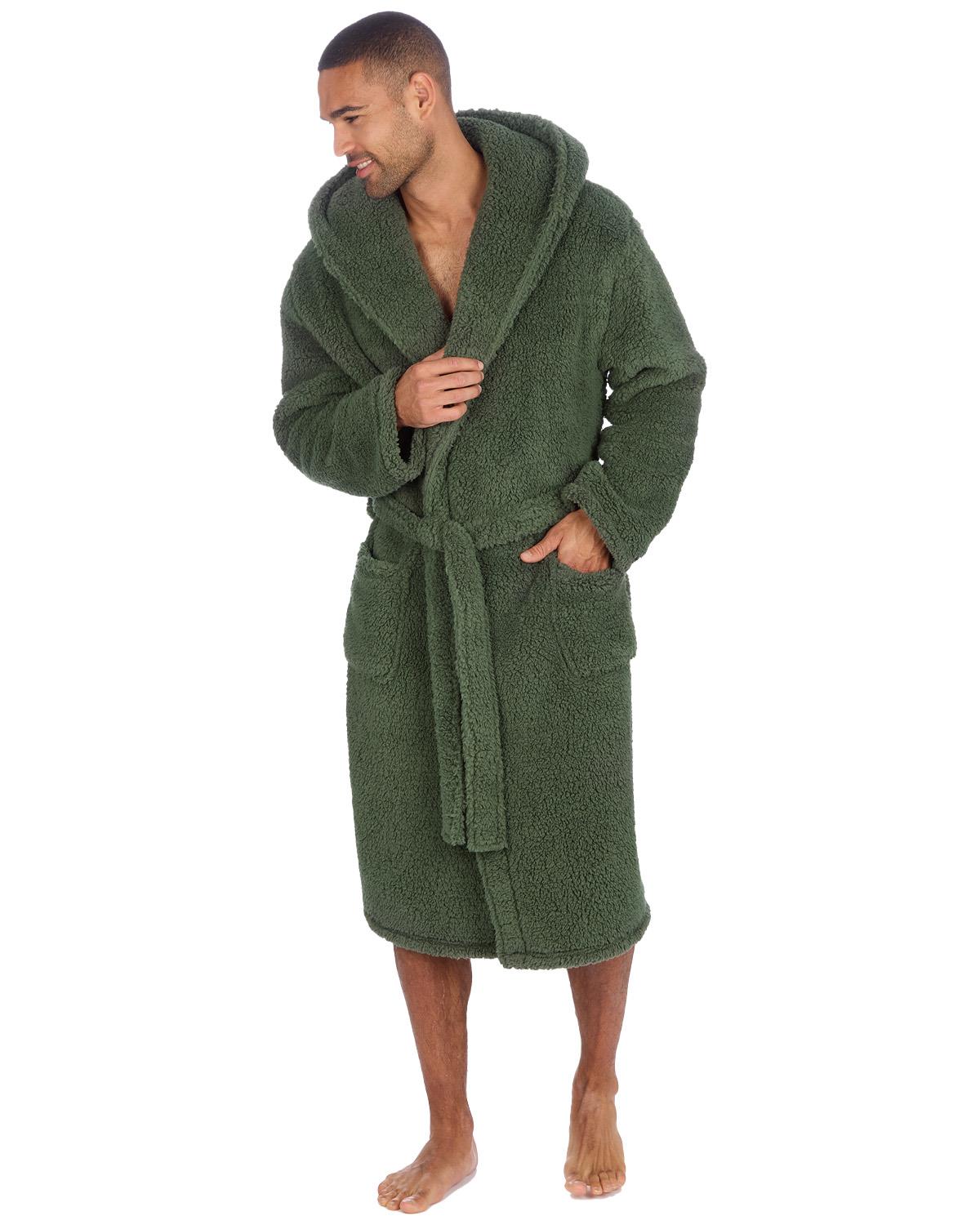 Cargo Bay Mens Borg Fleece Dressing Gown