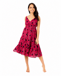 Pistachio Womens Cross Over Summer Dress