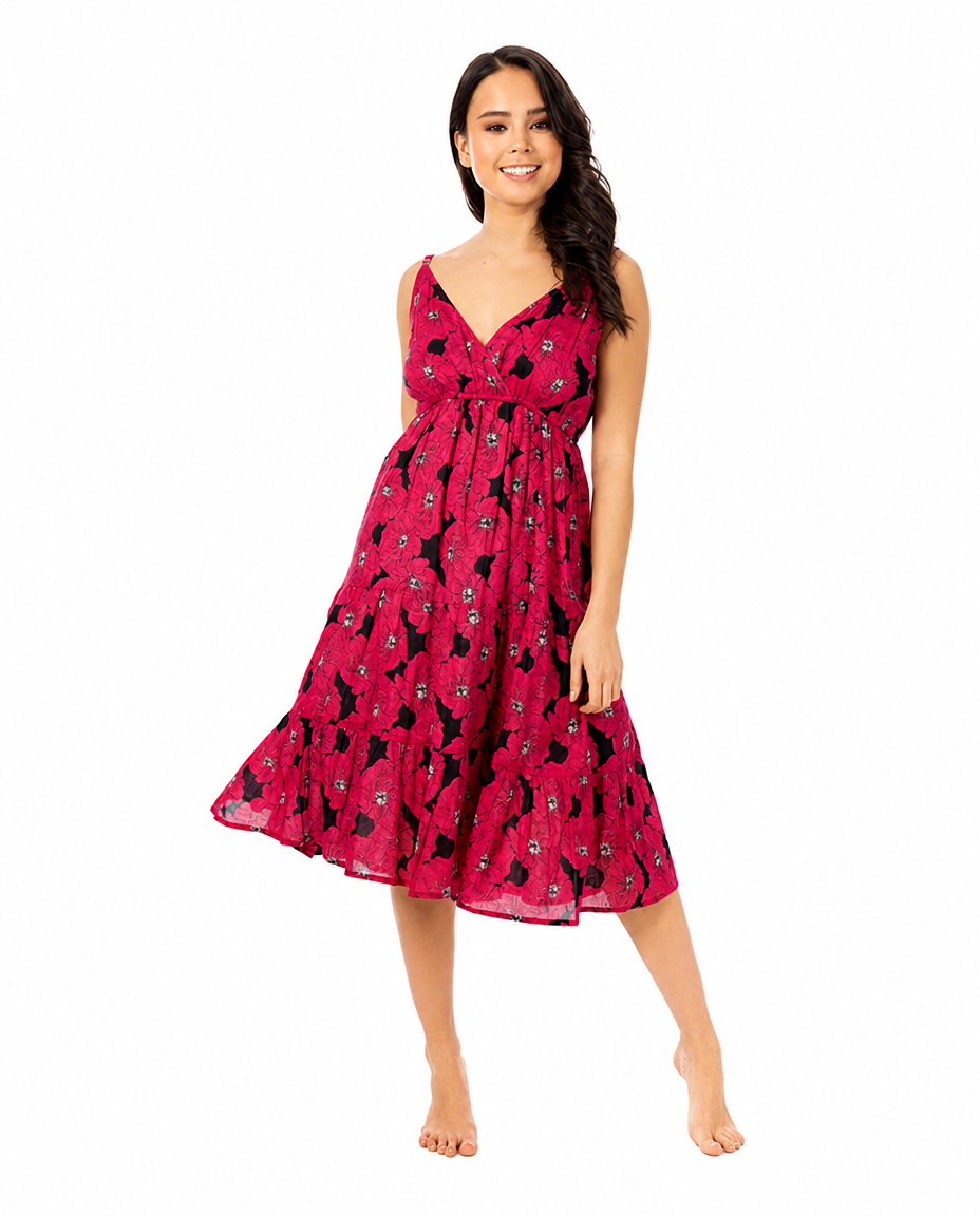 Pistachio Womens Cross Over Summer Dress