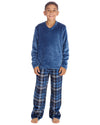Cargo Bay Boys Polished Fleece Check Pyjamas