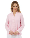 Marlon Women Waffle Zip Bed Jacket