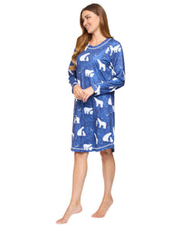 La Marquise Womens 'Cosy Wonders' Long Sleeve Nightie