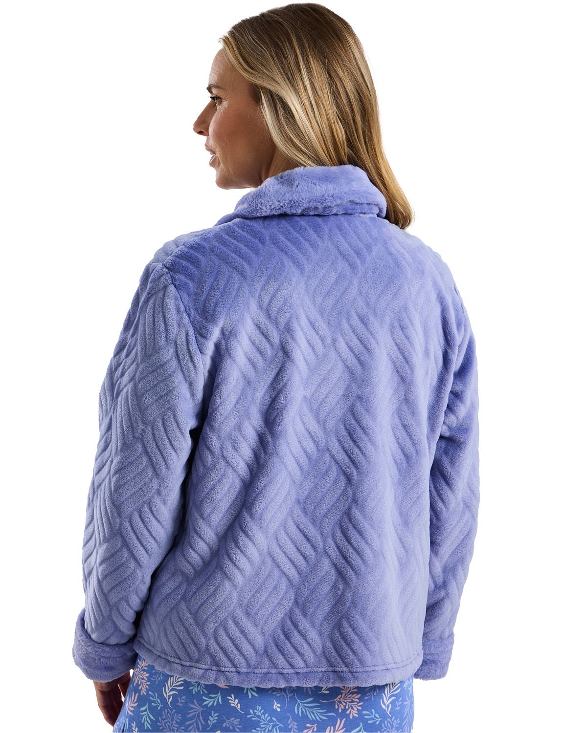 Marlon Womens Cosy Bedjacket Faux Fur Soft Warm Comfy Bed Jacket