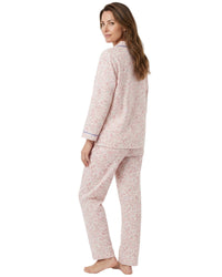 Marlon Womens 100% Cotton Wincyette Button Pyjamas