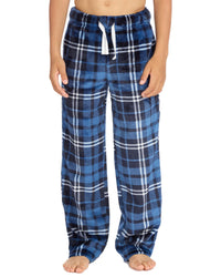 Cargo Bay Boys Polished Fleece Check Lounge Pants