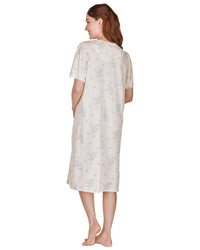 La Marquise Womens 'Floral Breeze' Short Sleeve Nightie