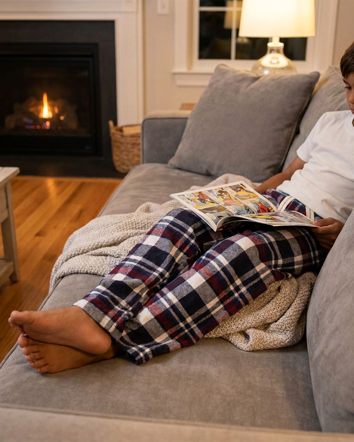 Cargo Bay Boys Flannel Lounge Pants