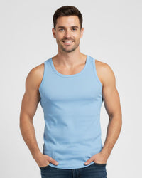 Slumber Hut Mens 6 Pack 100% Cotton Jersey Vests