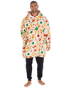 Huggable Unisex Christmas Print Oversized Hoodie