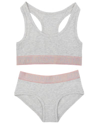 Girls Crop Top and Knicker Set