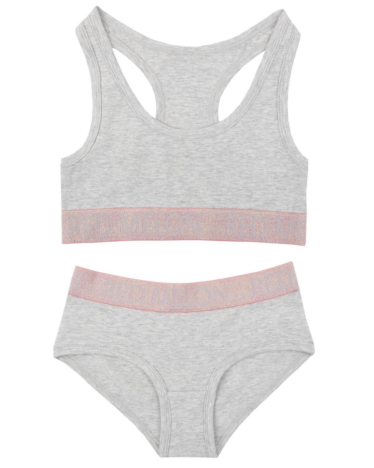 Girls Crop Top and Knicker Set