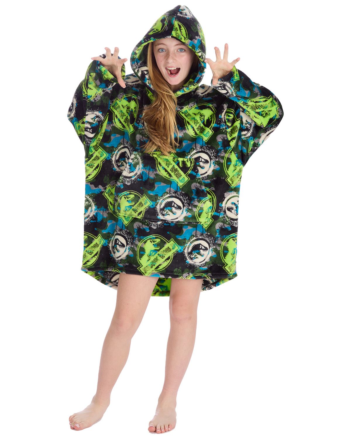 Jurassic World Matching Family Oversized Fleece Hoodie