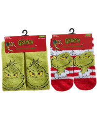 2 Pairs Family Grinch Cosy Socks