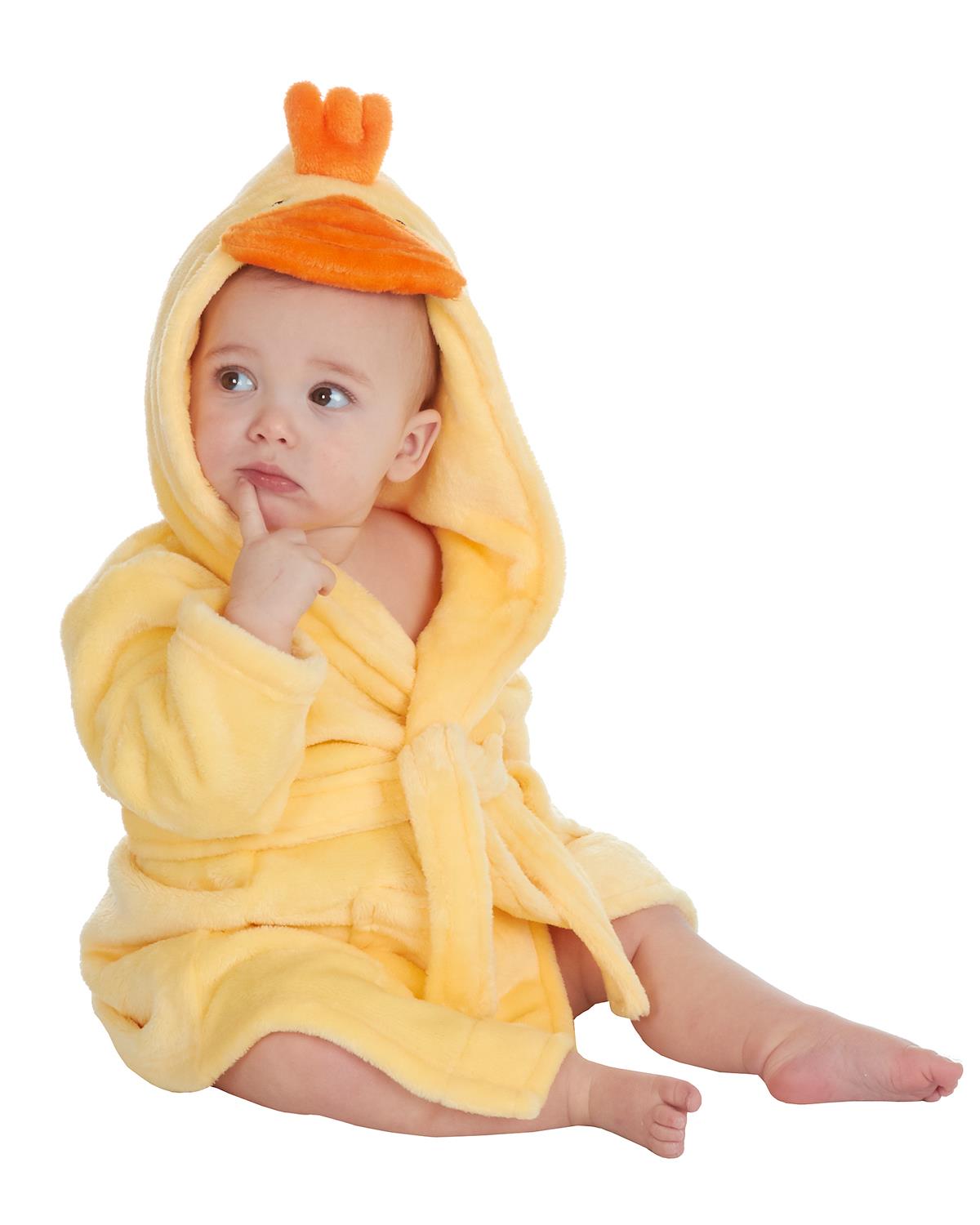 Babytown Yellow Duck Fleece Dressing Gown Slumber Hut