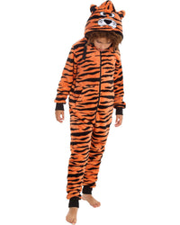 Kids Tiger Fleece Onesie
