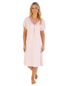 Gaspé Womens 40" Supersoft Short Sleeve Nightdress