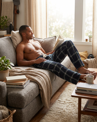 Cargo Bay Mens Flannel Lounge Pants