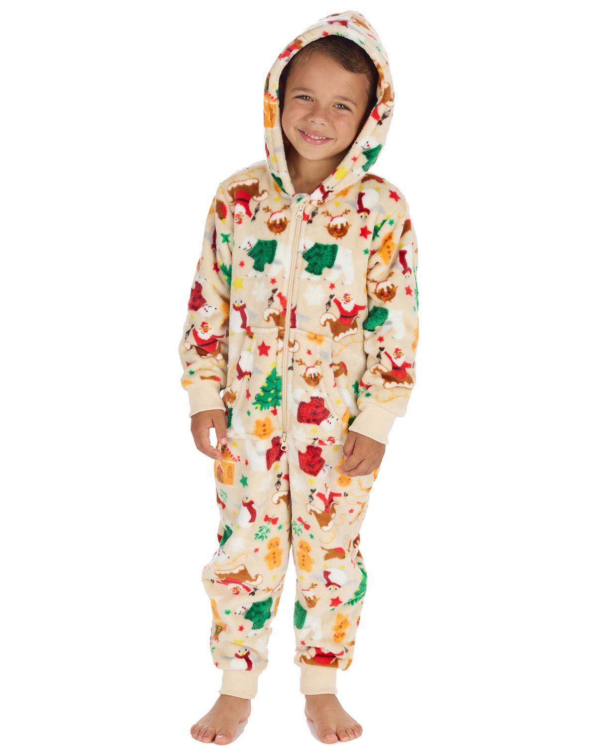 Huggable Matching Family Fleece Christmas Onesies