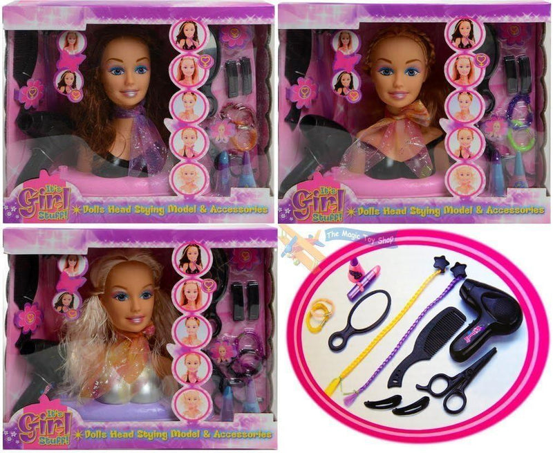 Dolls Head Styling Model & Accessories