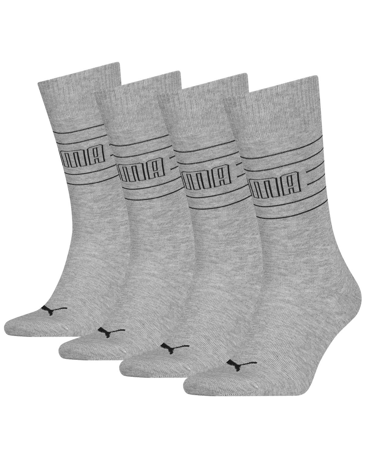Puma Unisex 4 Pack Crew Sports Socks