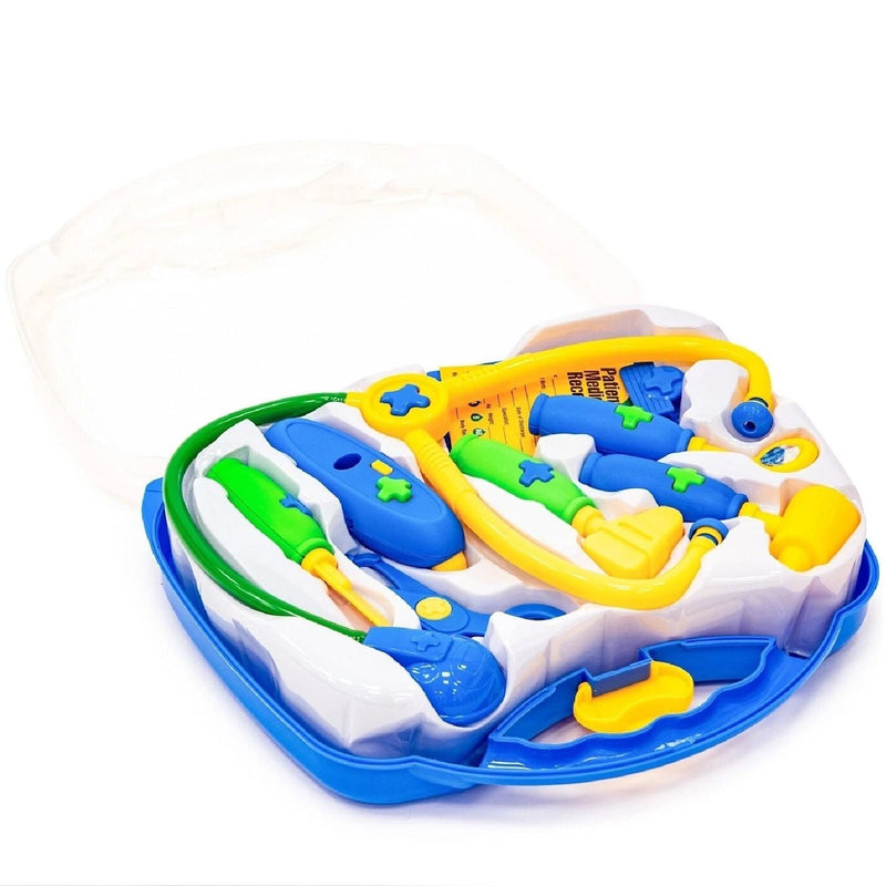 Kids Pretend Play Set Doctor Kit OR Tool Kit in Carry Case, Role Play Toy