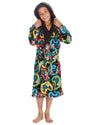 Huggable Kids Hooded Fleece Gaming Dressing Gown