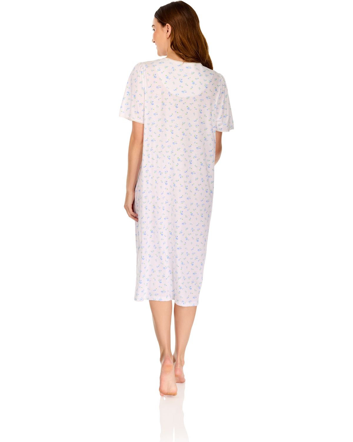 La Marquise Womens 'Vintage Blossoms' Short Sleeve Nightie