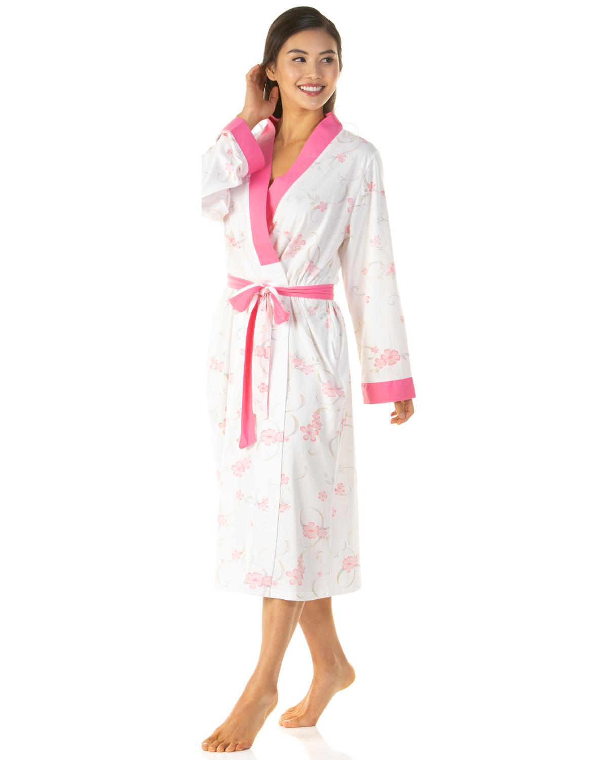 Lady Olga Womens Jersey Floral Dressing Gown Slumber Hut Lady Olga Womens Jersey Floral Dressing Gown Slumber Hut