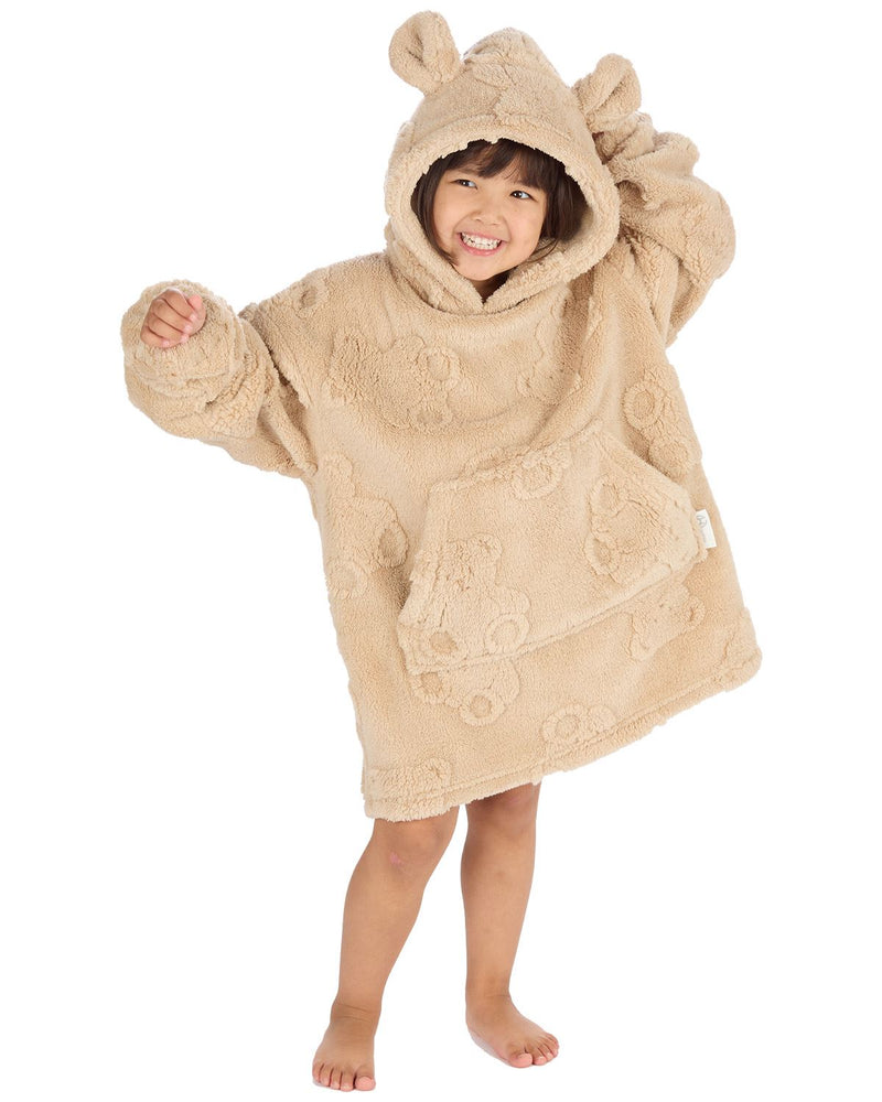Huggable Kids Teddy Plush Fleece Hoodie