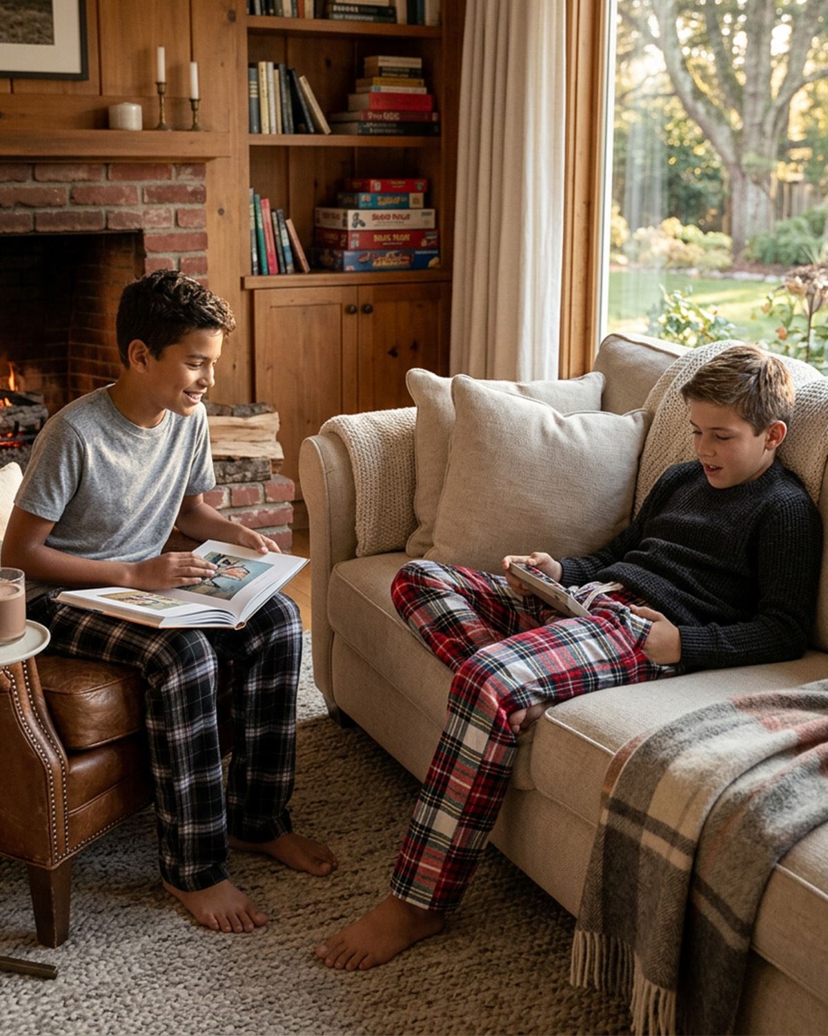 Cargo Bay Boys Flannel Lounge Pants
