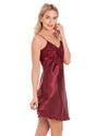 Lady Olga Womens Satin Chemise Nightie
