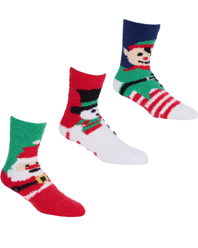 Family Christmas Fleece Cosy Socks