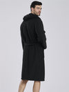 Loungeable Mens Fleece Lined Waffle Dressing Gown