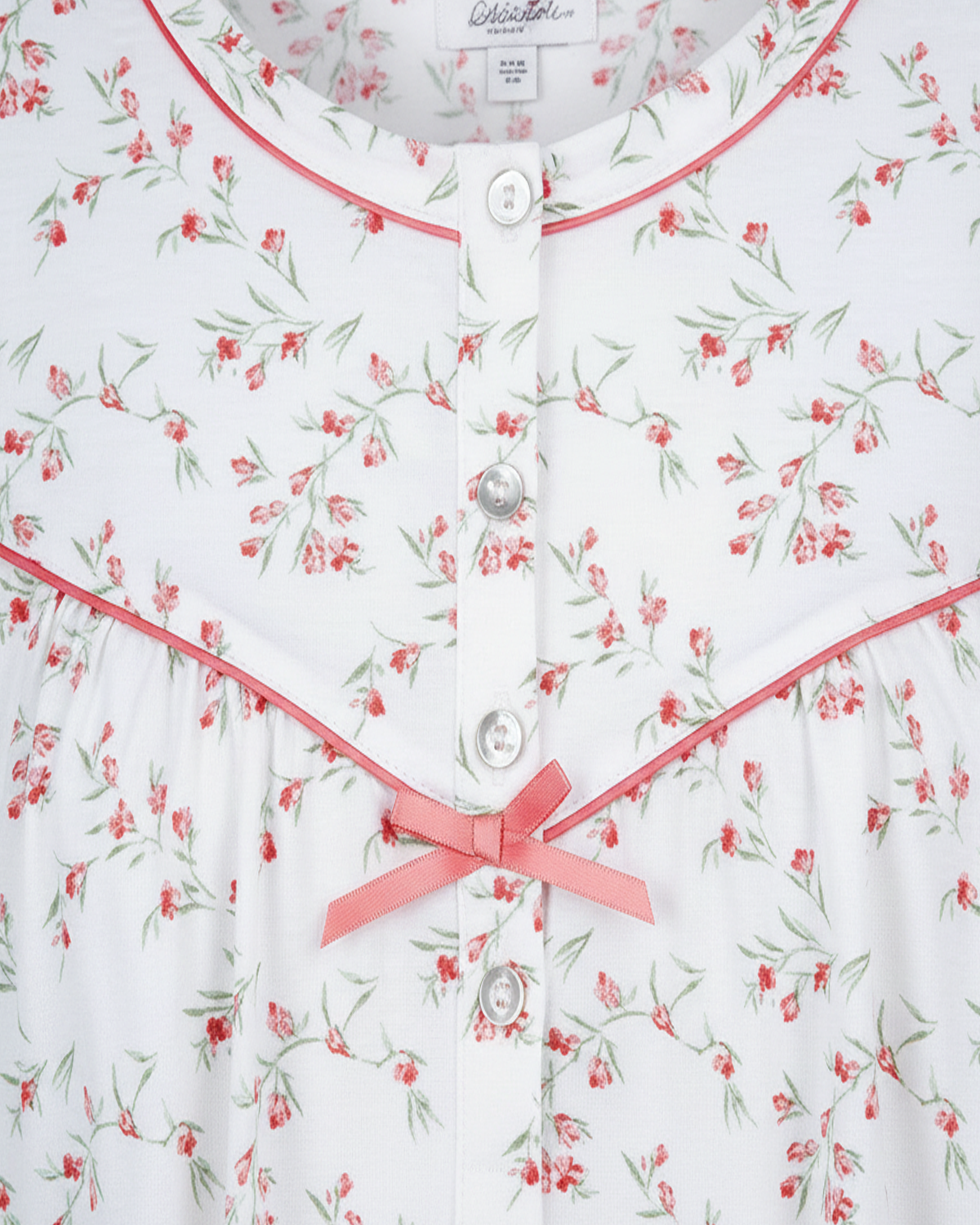 La Marquise Womens 'Moonlit Tulip' 43" & 50" Short Sleeve Nightie