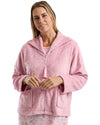 Marlon Womens Swirl Fleece Zip Bedjacket
