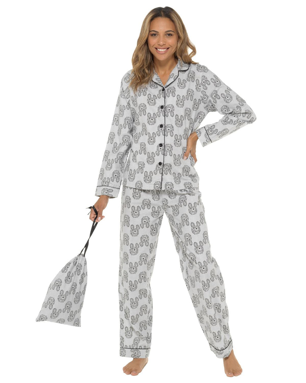 Slumber Hut Womens Cockapoo Dog Pyjamas In A Bag