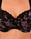 Gemm Womens Rose Print Underwired Bra