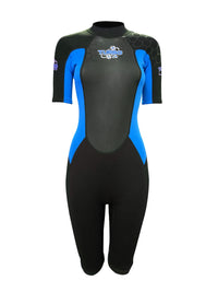 TWF Womens 2.5mm Turbo Shortie Wetsuit