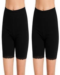 Anucci Womens 2 Pack Anti-Chafing Shorts