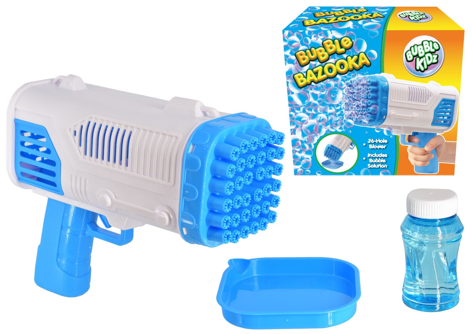Bubble Kidz Bubble Bazooka Toy and Jumbo Bubble Tub