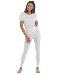 Heatguard Womens Pointelle Thermals - 2 Pack