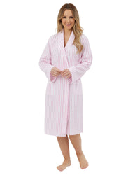 Marlon Womens Coastal Stripe Seersucker 40" Wrap