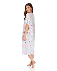 La Marquise Womens 'Watercolours' 43" & 50" Short Sleeve Nightie