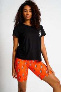 Loungeable Womens Lightning Bolt Short Pyjamas